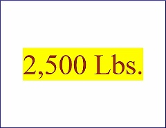 2500 Lbs